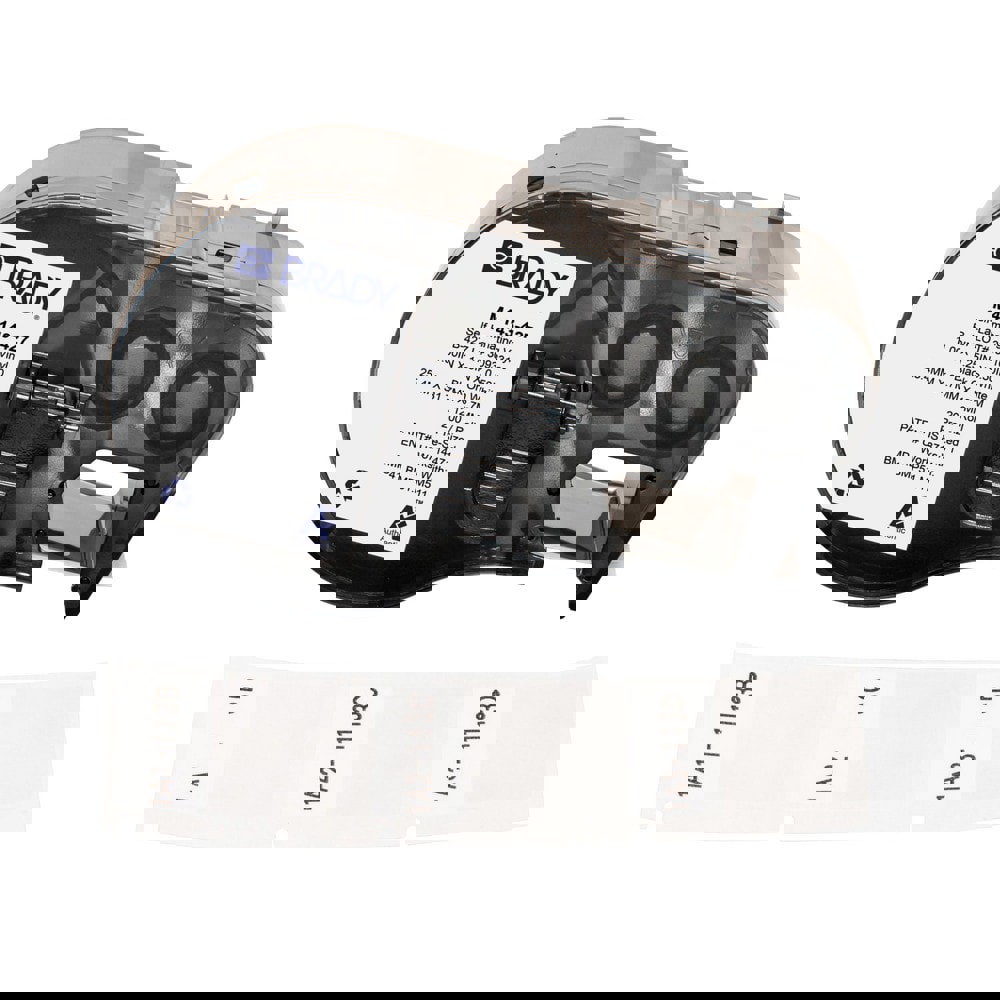 Labels, Ribbons & Tapes; Application: Self-Laminating Labels ; Type: Self-Laminating Labels ; Color Family: White ; Color: Black on White, Clear ; Number Of Labels Per Roll: 200 ; For Use With: BMP41; BMP51; BMP53; M511